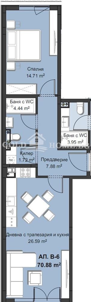 Продава 2-СТАЕН, гр. Пловдив, Христо Смирненски, снимка 13 - Aпартаменти - 48765635