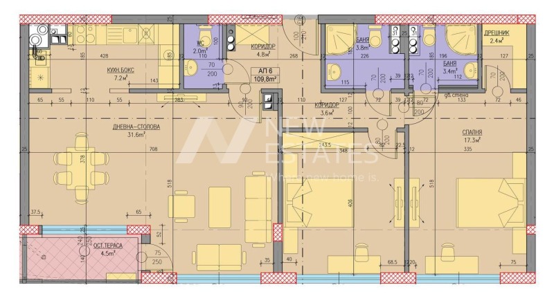 Продава 3-СТАЕН, гр. София, Хладилника, снимка 2 - Aпартаменти - 48811102