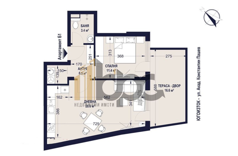 Продава 2-СТАЕН в град София, Овча купел 2 - 85 кв.м / 200 000 € » 391 166.00 лв., БИ ПИ СИ