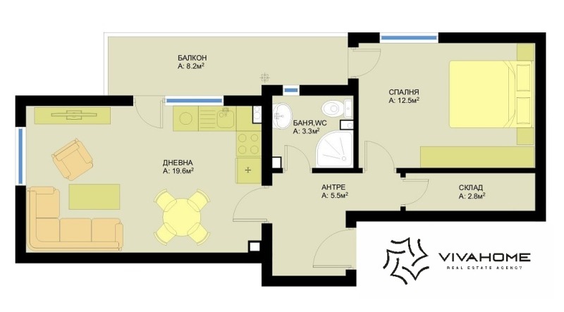 Til salgs  1 soverom Varna , Grand Mol , 71 kvm | 21720371 - bilde [10]