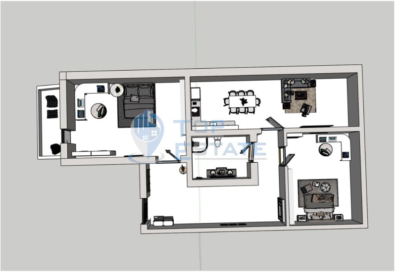 Продаја  2 спаваће собе Велико Тарново , Бузлуджа , 115 м2 | 98840290 - слика [2]