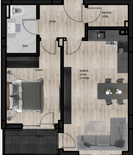 Продава  2-стаен, град Пловдив, Кючук Париж • 83 532 EUR • ID 65833654 — holmes.bg - [1] 
