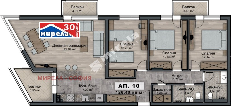 Продава  4-стаен град София , Овча купел 2 , 142 кв.м | 38181605 - изображение [2]