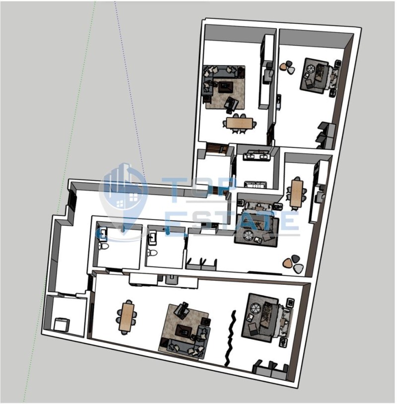 Продава 4-СТАЕН, гр. Велико Търново, Бузлуджа, снимка 2 - Aпартаменти - 48188513