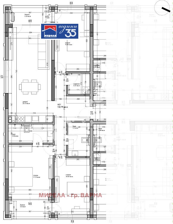 Продава 4-СТАЕН, гр. Варна, Аспарухово, снимка 2 - Апартаменти - 52546308