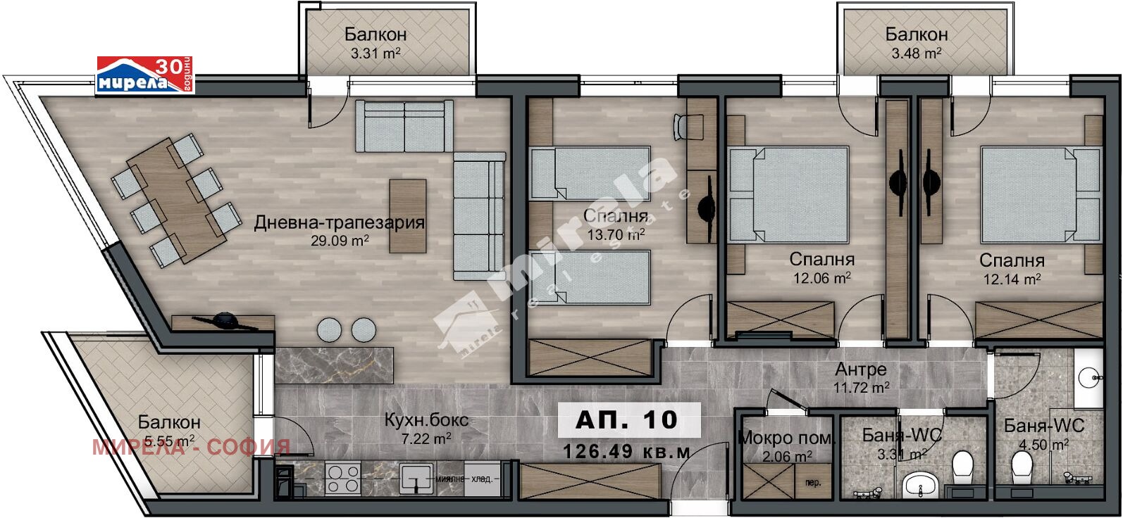 Продава 4-СТАЕН, гр. София, Овча купел 2, снимка 2 - Апартаменти - 47758542