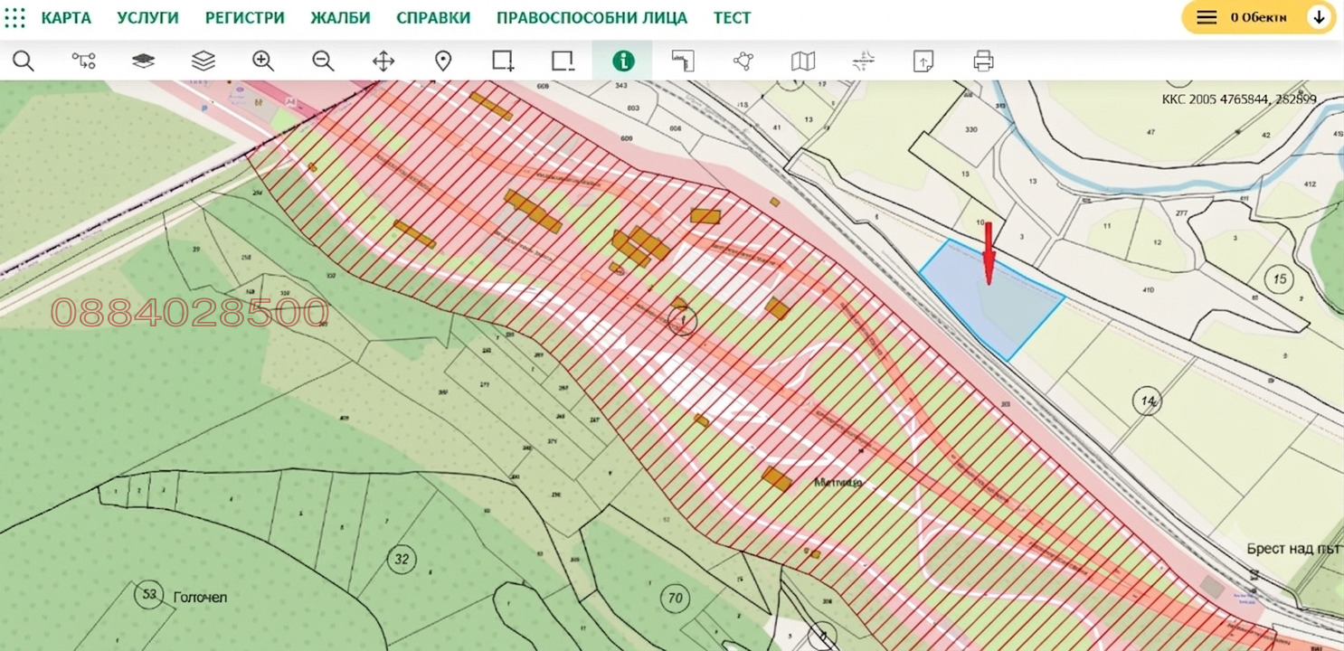 Продава ПАРЦЕЛ, с. Калотина, област София област