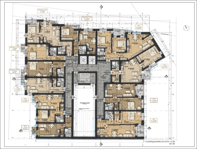 Na sprzedaż  1 sypialnia Sofia , Witosza , 82 mkw | 40213414 - obraz [5]