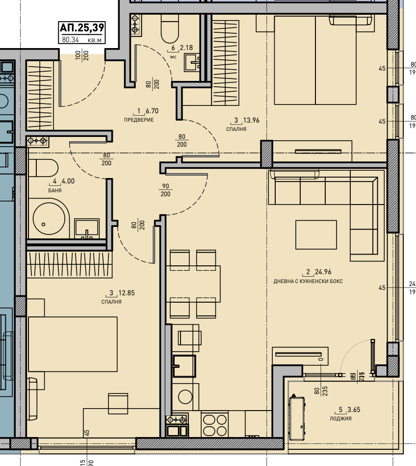 Продава 3-СТАЕН, гр. София, Студентски град, снимка 10 - Апартаменти - 51511148