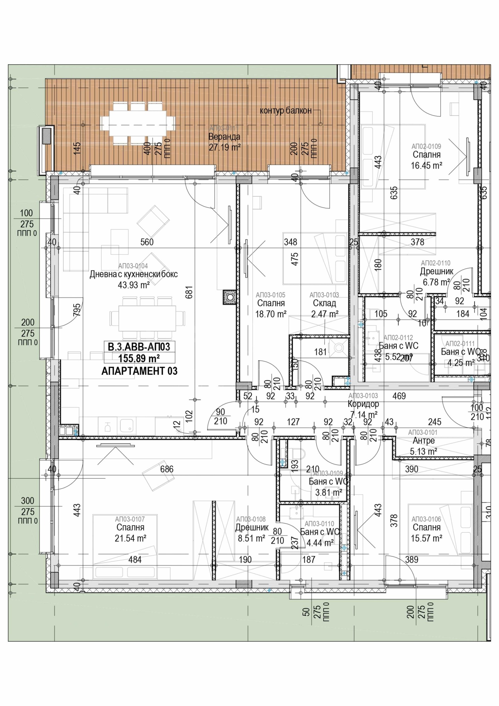 Продава 4-СТАЕН, гр. София, м-т Камбаните, снимка 4 - Апартаменти - 56119690