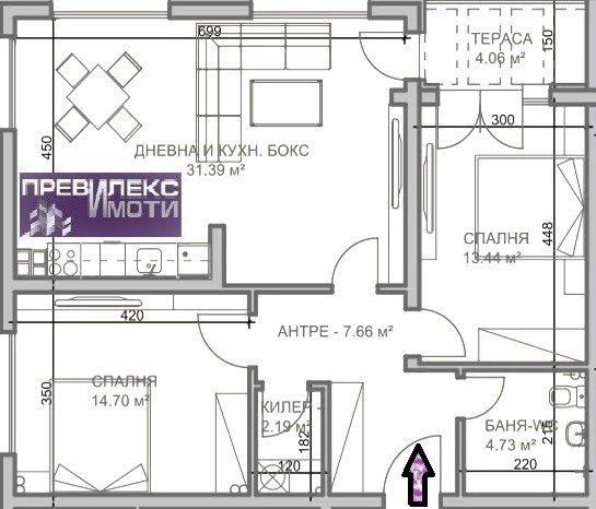 Продава 3-СТАЕН, гр. Пловдив, Прослав