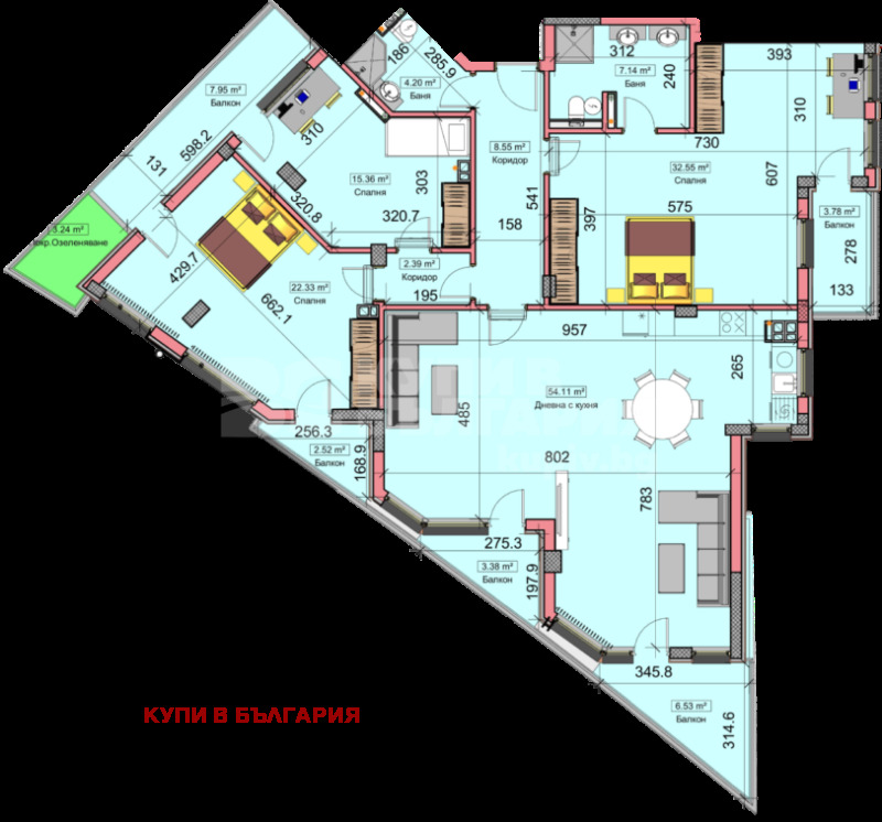 In vendita  3 camere da letto Varna , Briz , 219 mq | 41248051