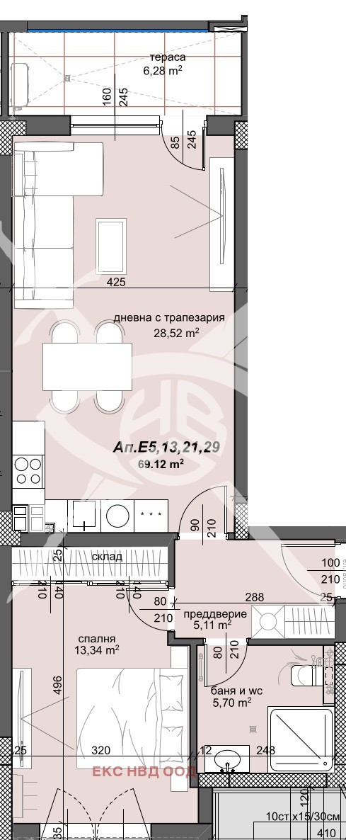 Продава 2-СТАЕН, гр. Пловдив, Тракия, снимка 1 - Aпартаменти - 49381863