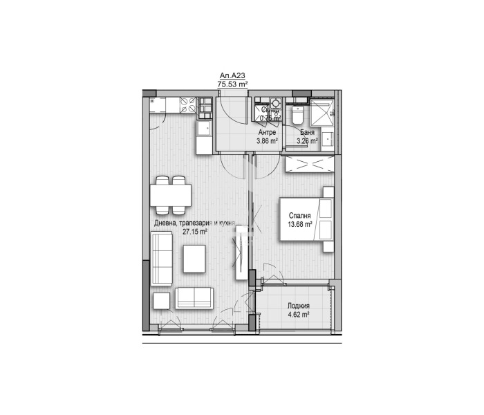 Продава 2-СТАЕН, гр. София, Витоша, снимка 2 - Апартаменти - 55990919