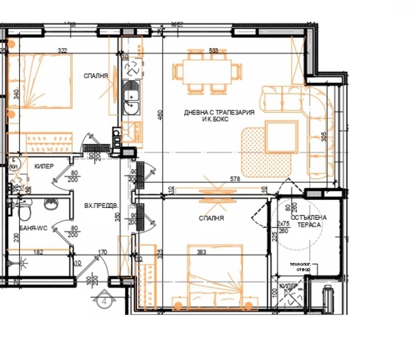 Te koop  2 slaapkamers Targovishte , Zapad 3 , 91 m² | 19251933 - afbeelding [4]