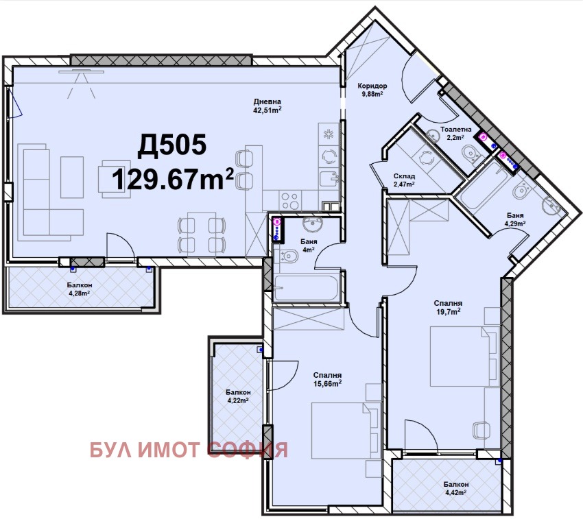 Продава 3-СТАЕН | Imot.bg — изображение 2