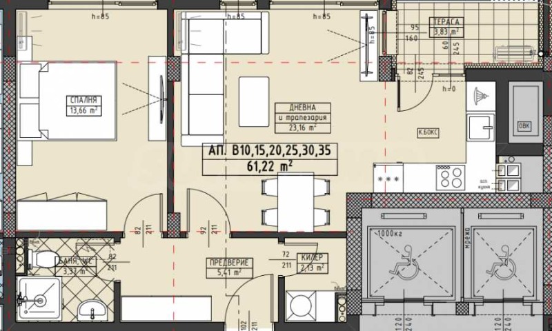 Продава 2-СТАЕН, гр. Пловдив, Христо Смирненски, снимка 4 - Aпартаменти - 49582917