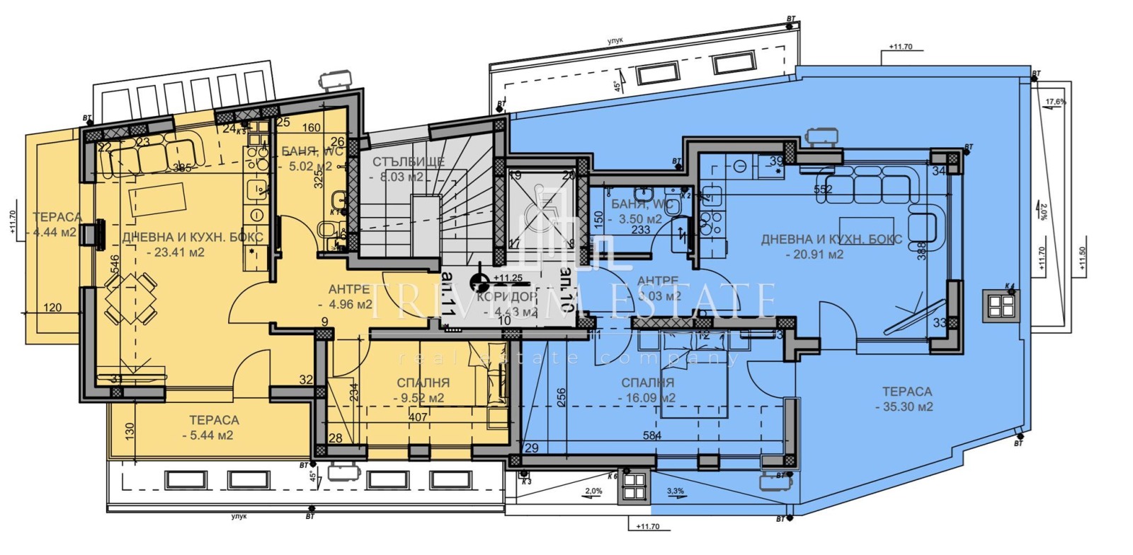 Продава 2-СТАЕН, гр. Пловдив, Коматево