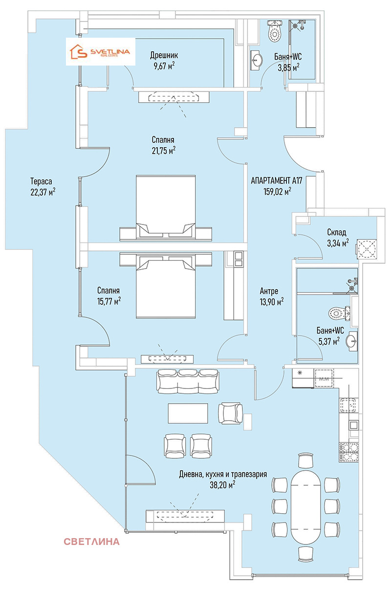 Zu verkaufen  2 Schlafzimmer Sofia , Lozenez , 189 qm | 93567837 - Bild [12]