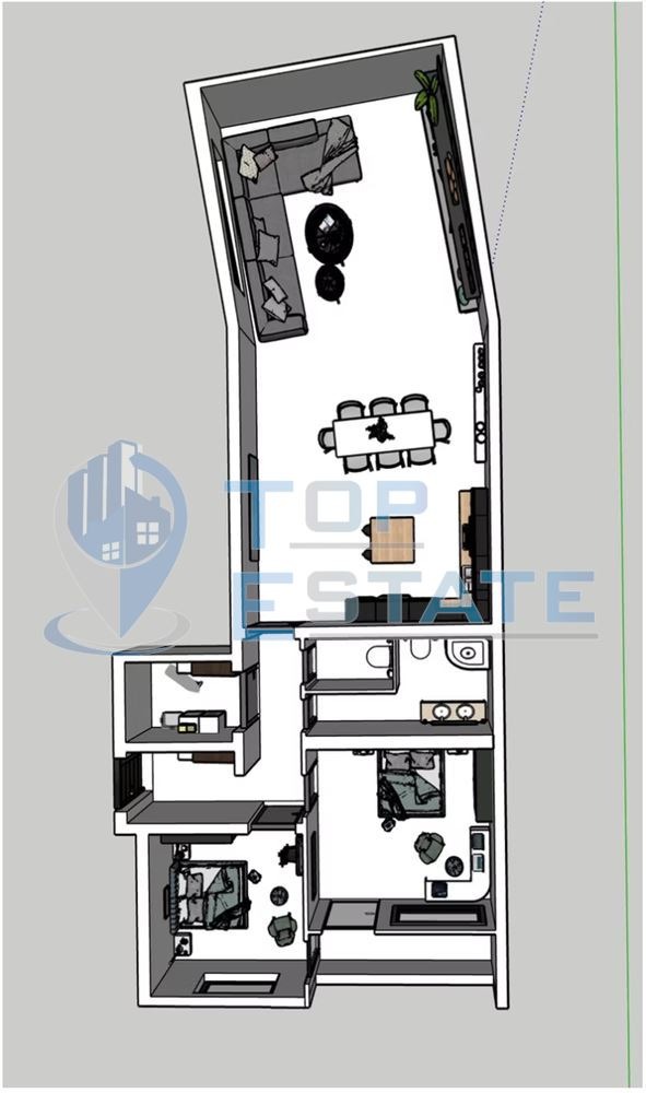 Продава 3-СТАЕН, гр. Велико Търново, Бузлуджа, снимка 6 - Апартаменти - 49722991