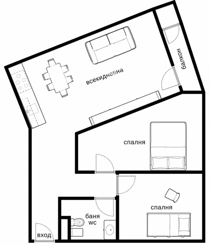 Продава 3-СТАЕН, гр. София, Витоша, снимка 3 - Апартаменти - 52691288