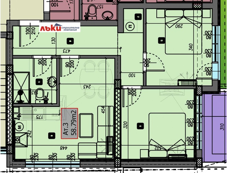 Продава 3-СТАЕН, гр. Варна, Виница, снимка 3 - Aпартаменти - 48812238