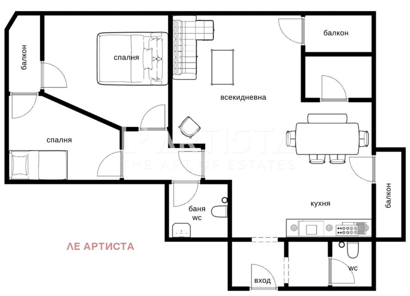Продава 3-СТАЕН, гр. София, Бъкстон, снимка 6 - Апартаменти - 52441225