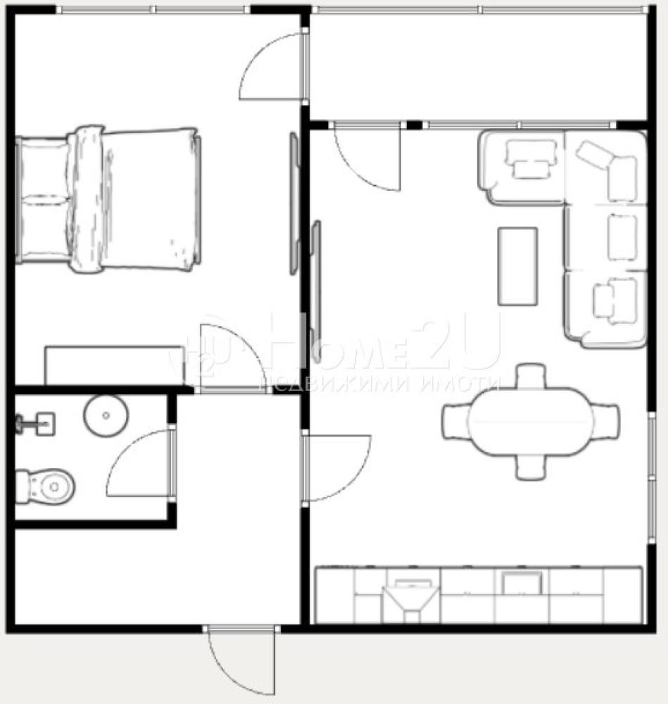 Продава 2-СТАЕН, гр. Бургас, област Бургас, снимка 9 - Апартаменти - 53897799