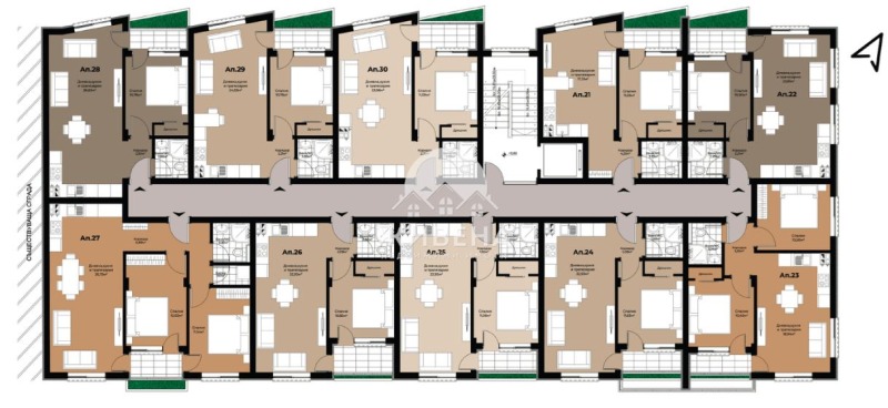 Satılık  1 yatak odası Varna , Pobeda , 59 metrekare | 69481270 - görüntü [6]