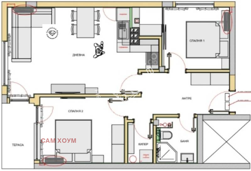 Продава 3-СТАЕН, гр. Варна, Левски 2, снимка 3 - Aпартаменти - 49270070