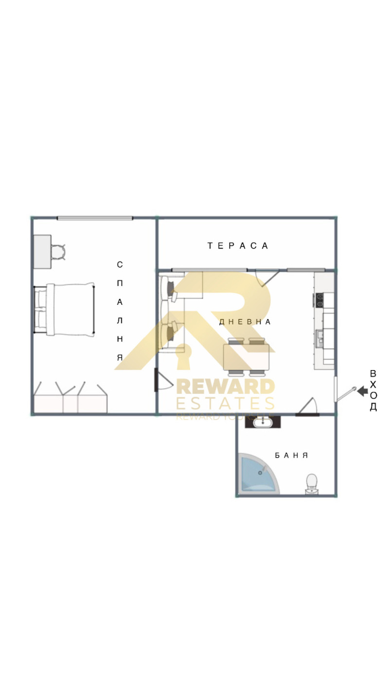 Продава  2-стаен град София , Хаджи Димитър , 60 кв.м | 23951892 - изображение [8]