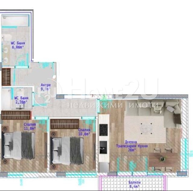 Продава 3-СТАЕН, гр. Варна, Виница, снимка 4 - Aпартаменти - 49224322