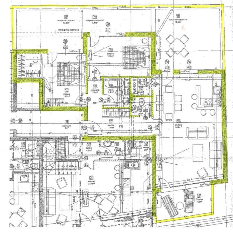 Na prodej  2 ložnice Sofia , Manastirski livadi , 169 m2 | 35945833 - obraz [2]