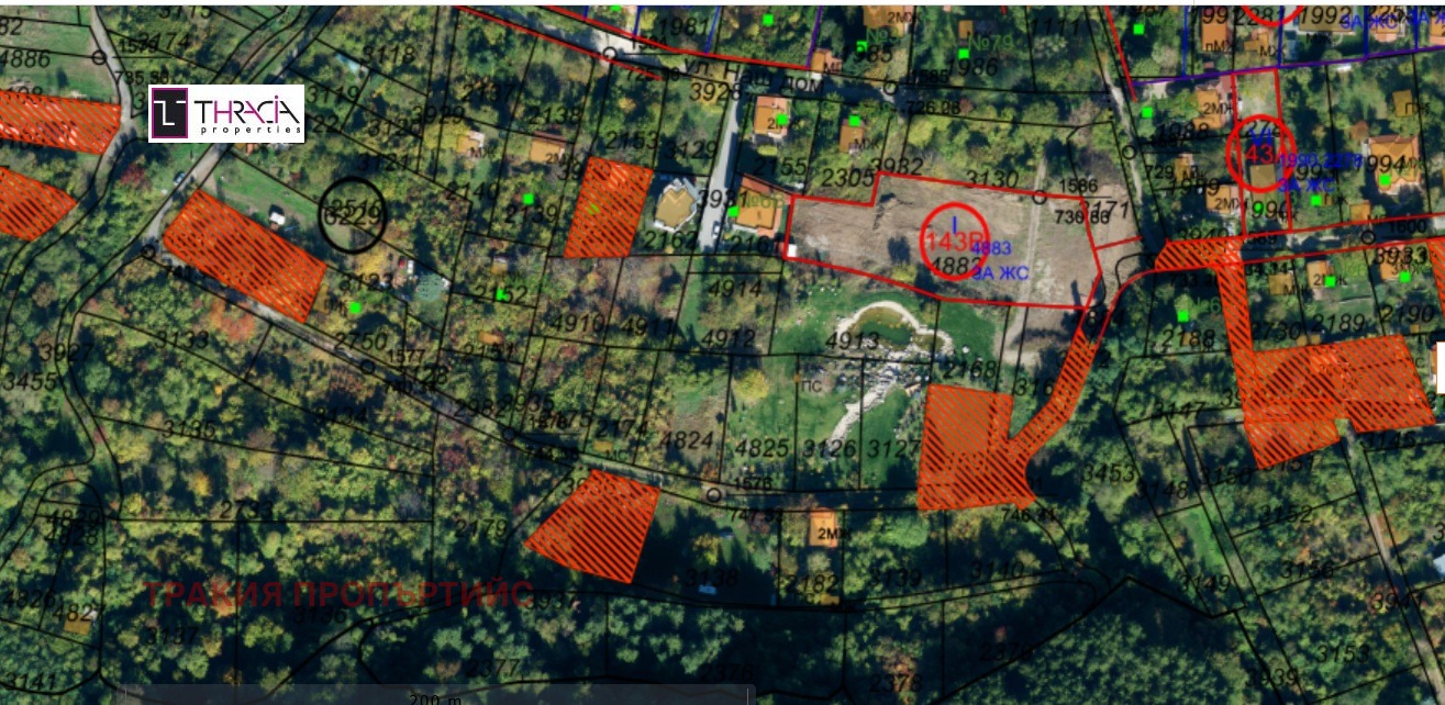 Продава ПАРЦЕЛ, гр. София, с. Лозен, снимка 2 - Парцели - 52489840