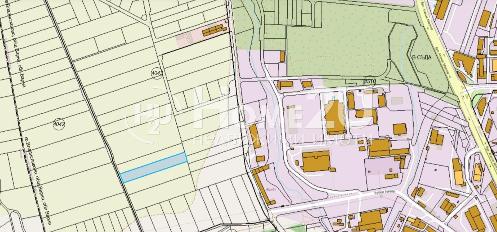 Продава ПАРЦЕЛ, гр. Варна, Западна промишлена зона