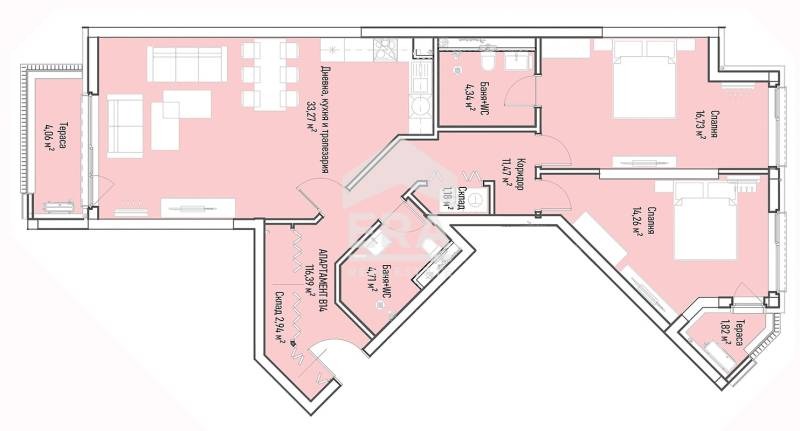 Te koop  2 slaapkamers Sofia , Mladost 4 , 149 m² | 63599577 - afbeelding [4]