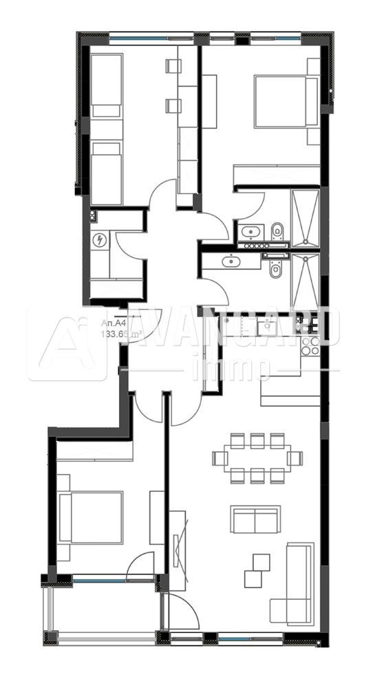 Продава 4-СТАЕН, гр. Варна, Свети Никола, снимка 2 - Aпартаменти - 47585081