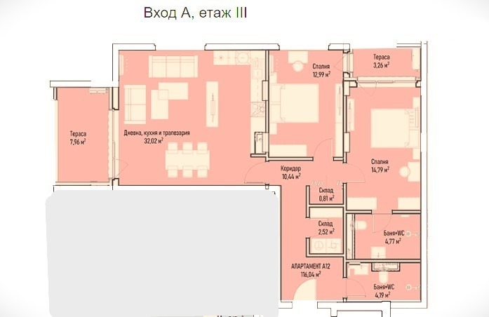 Продава 3-СТАЕН, гр. София, Младост 4