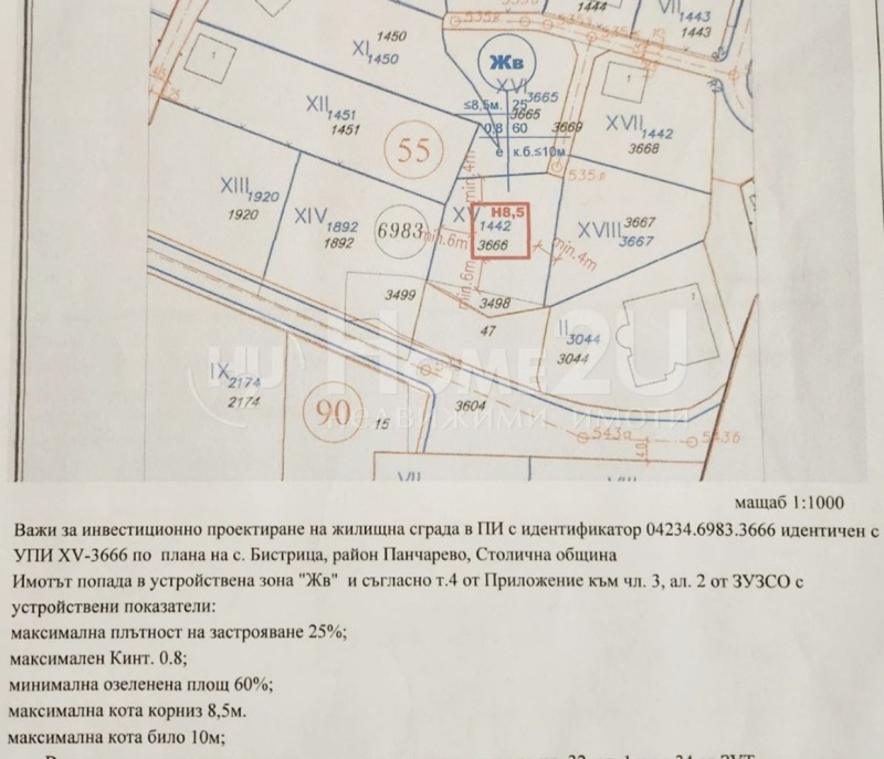 For Sale  Plot Sofia , Bistritsa , 562 sq.m | 59167045 - image [11]