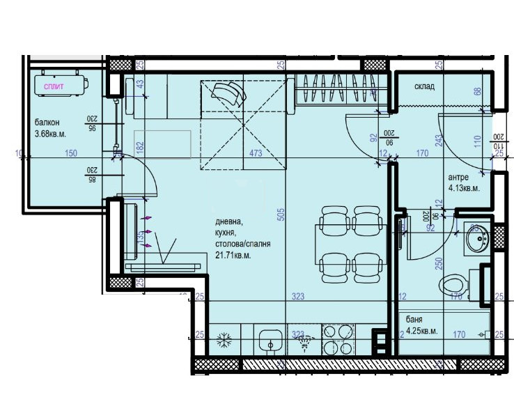 Продава 1-СТАЕН, гр. Пловдив, Въстанически, снимка 9 - Aпартаменти - 47341197