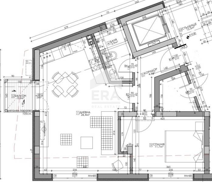 Продава  2-стаен град Варна , к.к. Чайка , 69 кв.м | 16992482 - изображение [6]