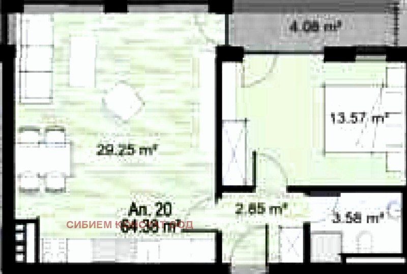 De vânzare  1 dormitor Sofia , Drujba 2 , 77 mp | 92859459 - imagine [2]