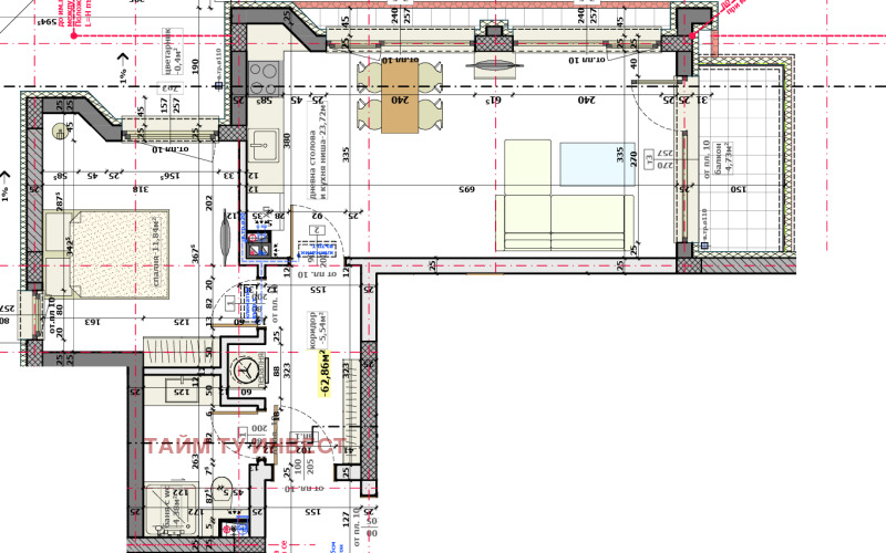 Продава 2-СТАЕН, гр. Варна, к.к. Св.Св. Константин и Елена, снимка 4 - Апартаменти - 52414653