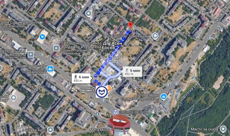 Til salg  Parkeringsplads Sofia , Lyulin 10 , 16 kvm | 31537635 - billede [2]
