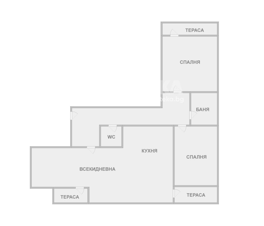 Продава 3-СТАЕН, гр. Варна, Окръжна болница-Генерали, снимка 3 - Апартаменти - 53780938