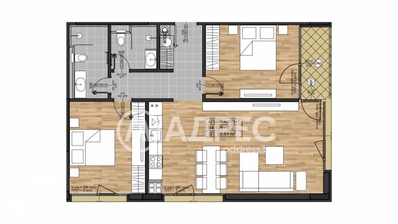 Продава 3-СТАЕН, гр. София, Бояна, снимка 4 - Aпартаменти - 47676756