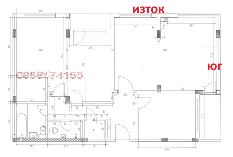 Продава 4-СТАЕН, гр. София, Младост 4, снимка 8 - Aпартаменти - 48677642