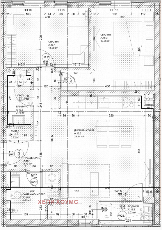 Na prodej  2 ložnice Sofia , Malinova dolina , 93 m2 | 14898049 - obraz [2]