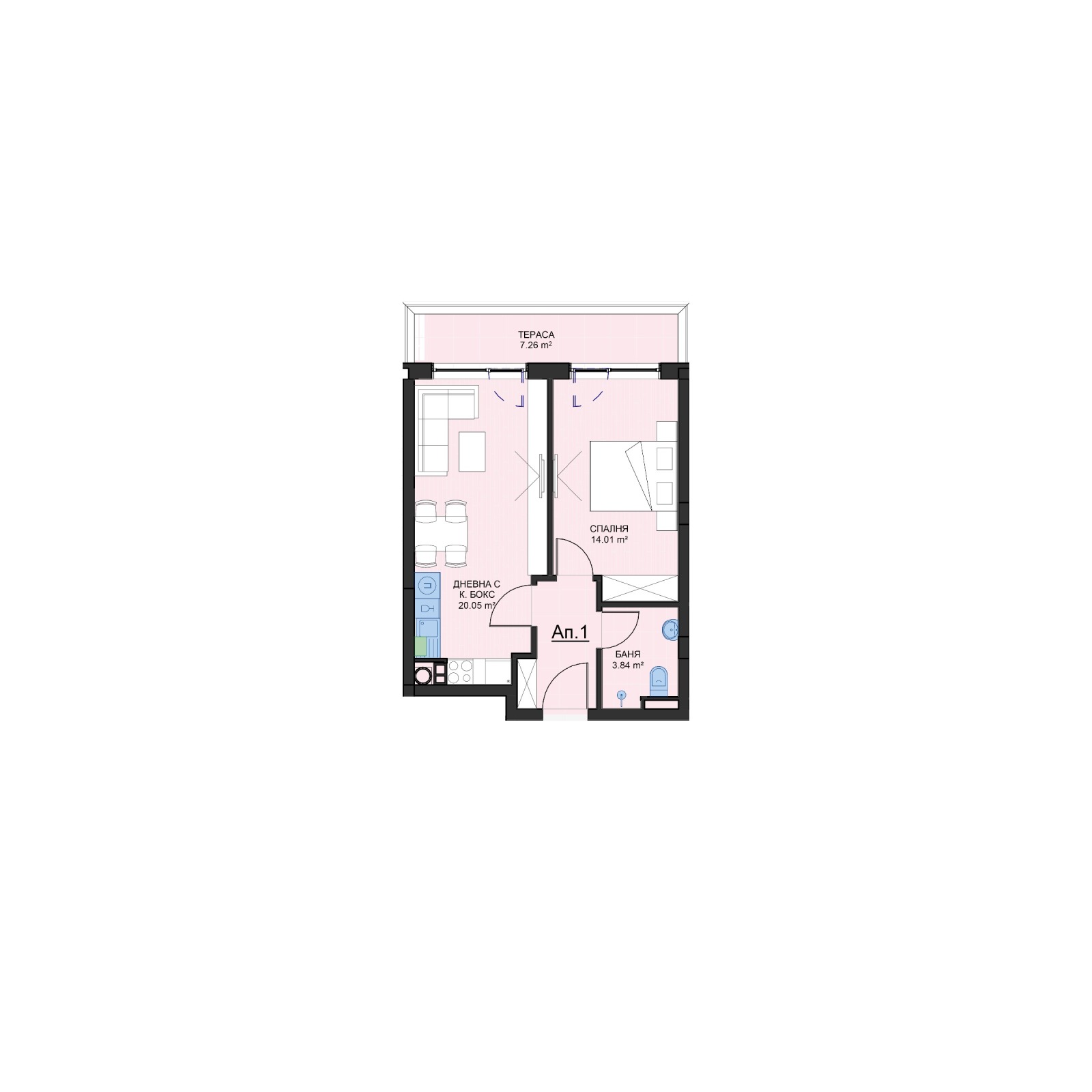 Продава 2-СТАЕН, гр. София, Малинова долина, снимка 3 - Апартаменти - 53825322