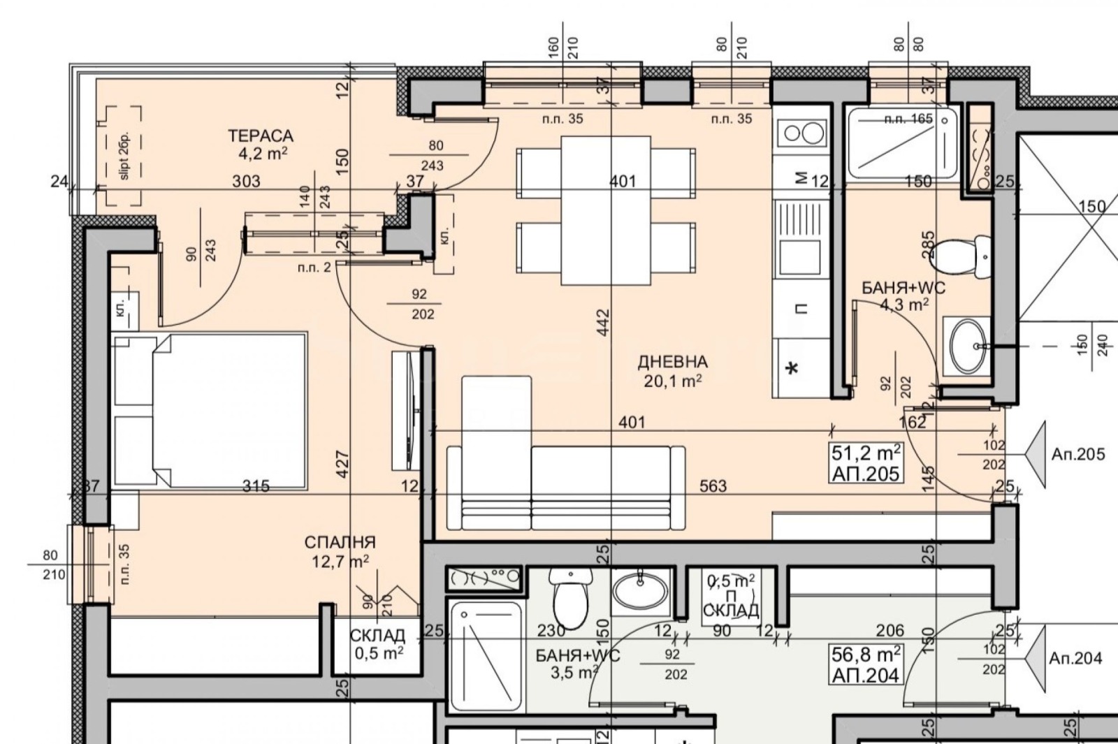 Продава 2-СТАЕН, с. Синеморец, област Бургас, снимка 2 - Апартаменти - 55067917